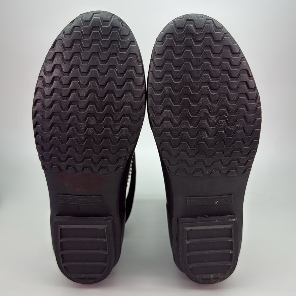 Burberry Studded Moto Holloway Rain Boots - Picture 10 of 13